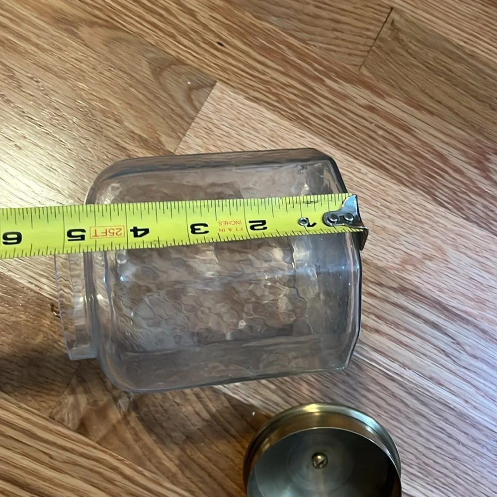 Anthropologie Janie Glass Container Set of Four NIB
